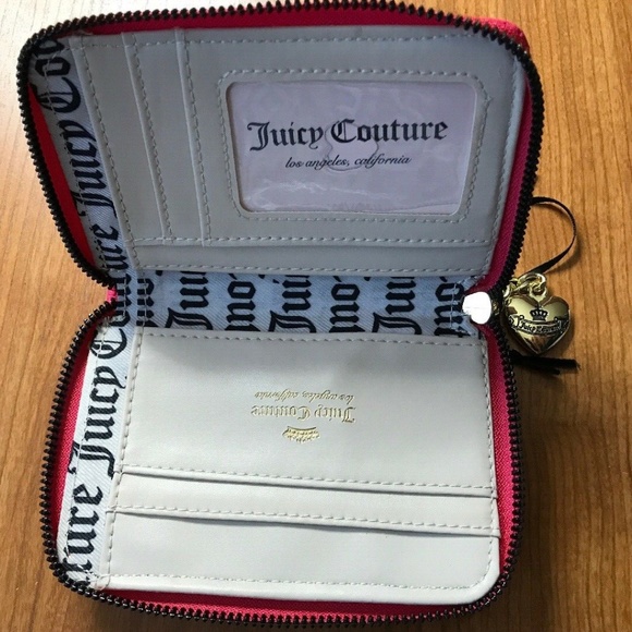 NWT JUICY COUTURE Wild Card Zip-Around Wallet/Pink - Picture 2 of 2